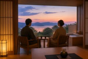 カップルにおすすめの静岡宿泊で楽しむ露天風呂は？