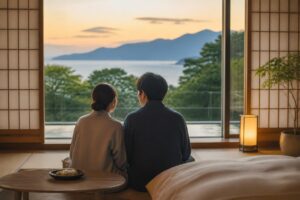 源泉かけ流しのカップルにおすすめの宿は？