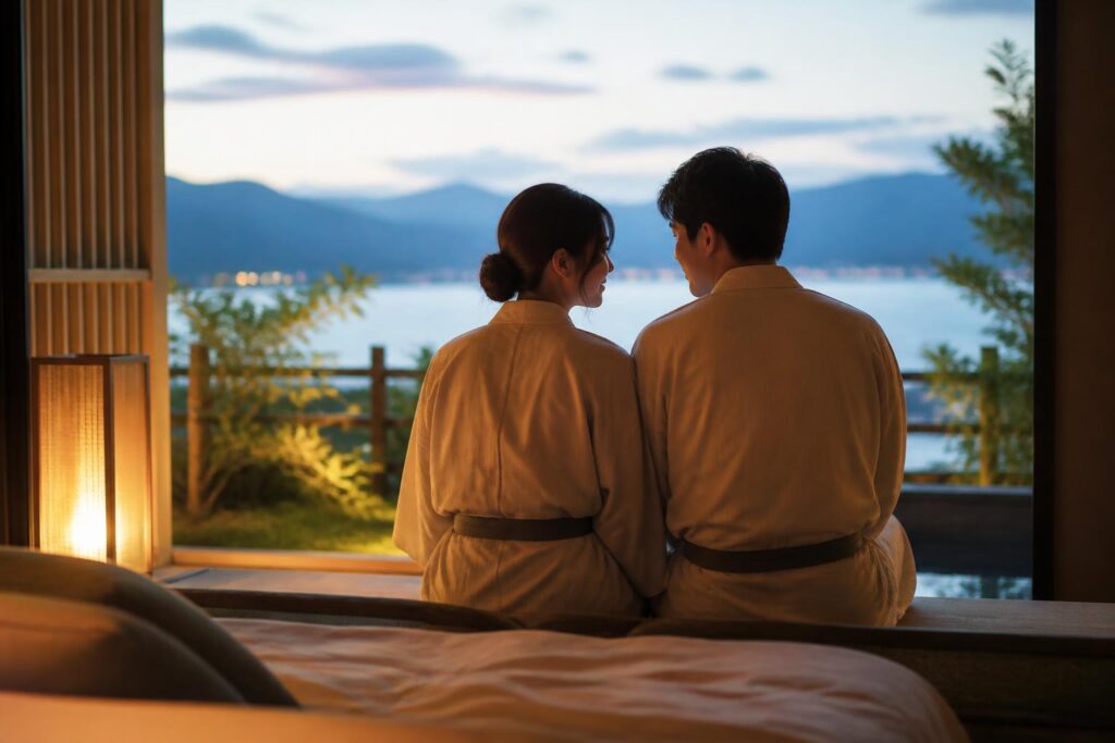 プライベート温泉付き宿でカップルにおすすめの宿泊先は？