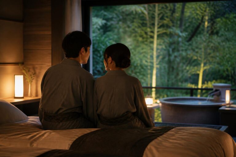 カップルで長時間滞在できる宿はある？