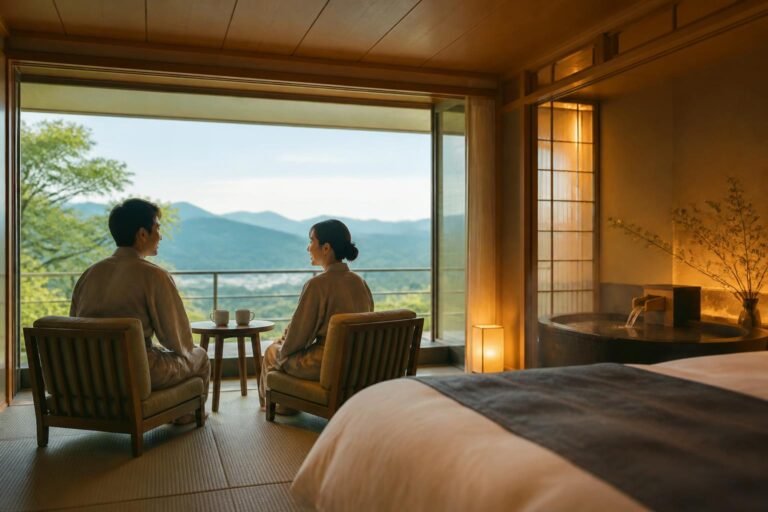カップルで楽しめる貸切サウナ付きの宿は？